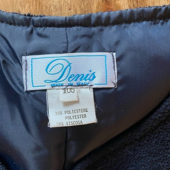 Denis made in Italy children’s clothes 2 dresses dress wool blend coat dress EUC - Picture 8 of 15